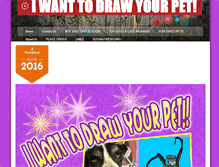 Tablet Screenshot of iwanttodrawyourpet.com